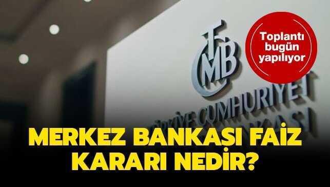Merkez Bankası faiz kararı nedir" 2020 yılı Ocak ayı Merkez Bankası faiz indirimini açıklandı!