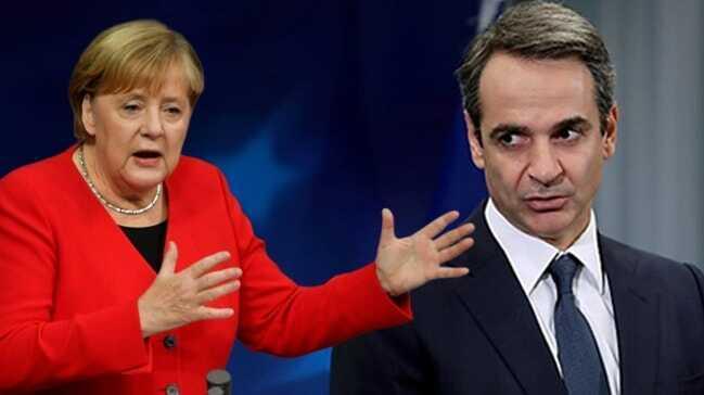 Merkel açıkladı! Miçotakis'in büyük çaresizliği: Yunanistan Libya'da saf dışı kaldı