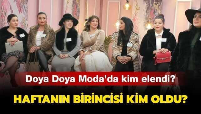 Doya Doya Moda'da elenen isim açıklandı