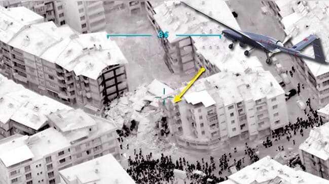 Deprem gecesi İHA mucizesi! 25 dakikada gündüz gibi