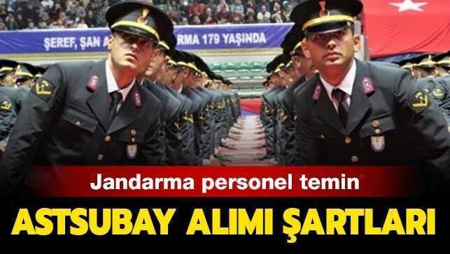 Jandarma personel alımı ne zaman" Jandarma personel temini şartları neler" Yanıtı burada