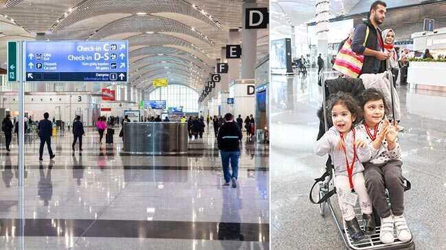 İstanbul Havalimanı'nda ücretsiz bebek arabası
