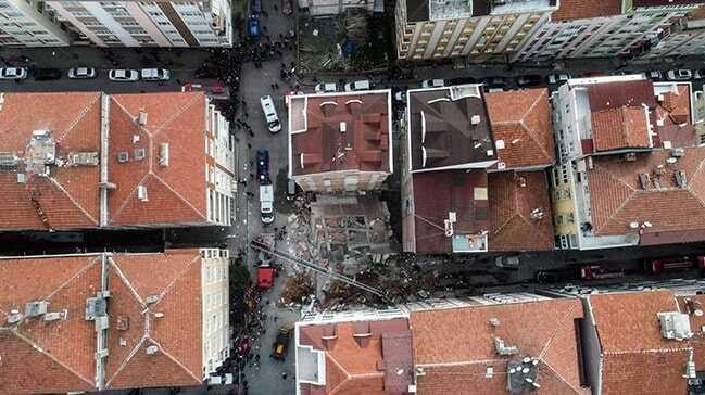 Bahçelievler'de çöken binayla ilgili açıklama: Yaşam belirtisi bulunmadı