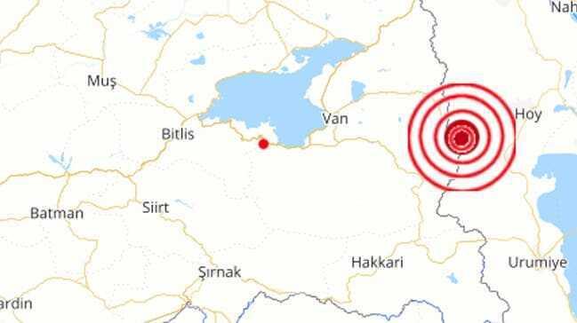 Türkiye-İran sınırında korkutan deprem... Van'da da hissedildi