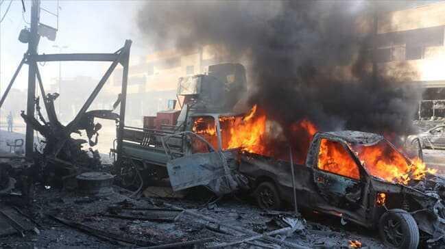 Tel Abyad'da bombalı terör saldırısı: 4 kişi hayatını kaybetti