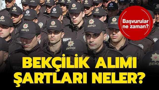2020 bekçi alımı ne zaman"