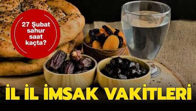 27 Şubat sahur vakti!