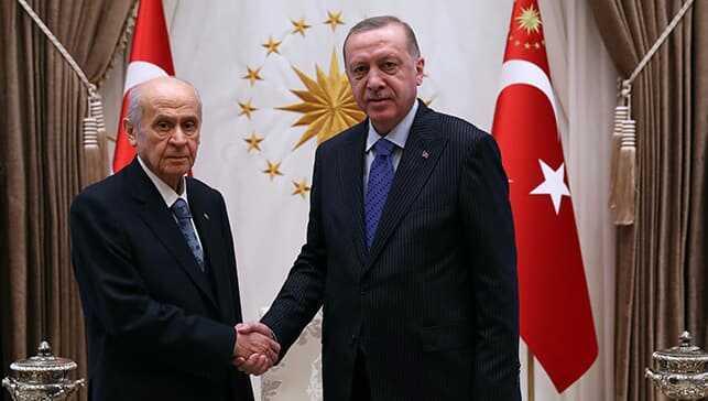 Başkan Erdoğan-Bahçeli görüşmesi başladı