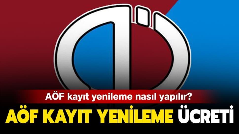 AÖF kayıt yenileme bugün sona eriyor: AÖF kayıt yenileme ...