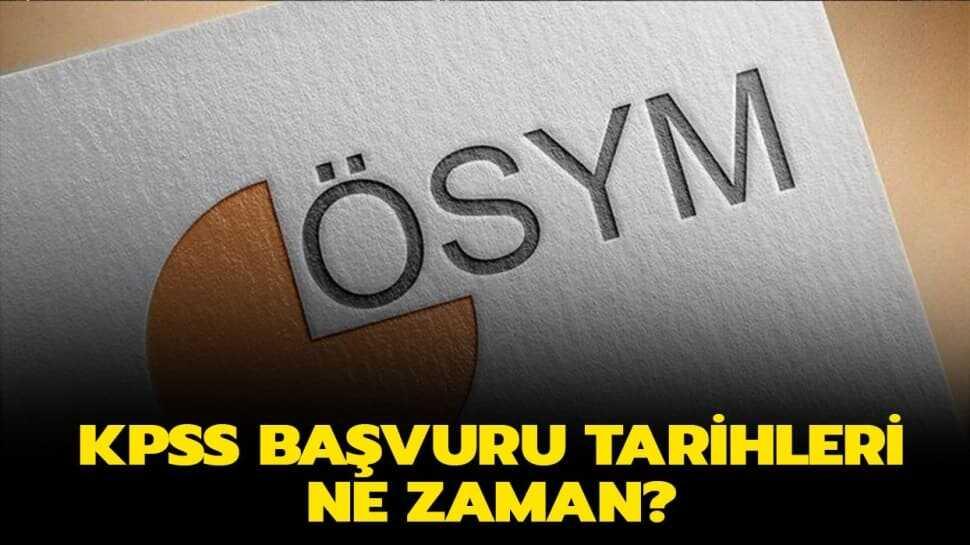 KPSS, lisans, ön lisans, ortaöğretim sınav tarihi: KPSS başvuru tarihleri 2020 belli oldu!