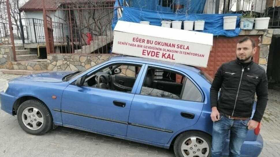 Tabutla sokak sokak gezdi... Sela ile virüse dikkat çekti!