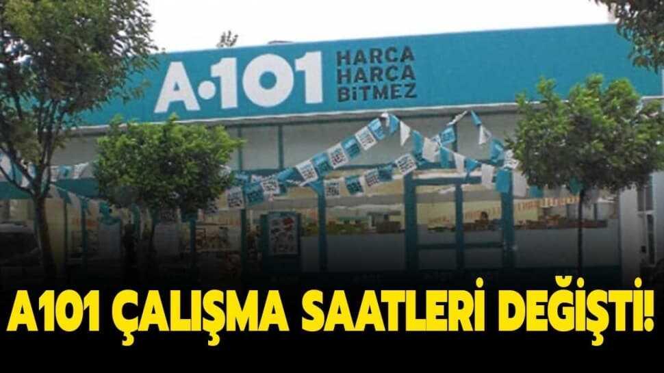 A101 çalışma saatleri değişti! A101 saat kaçta açılıyor ve kaçta kapanıyor" Detaylar haberimizde...