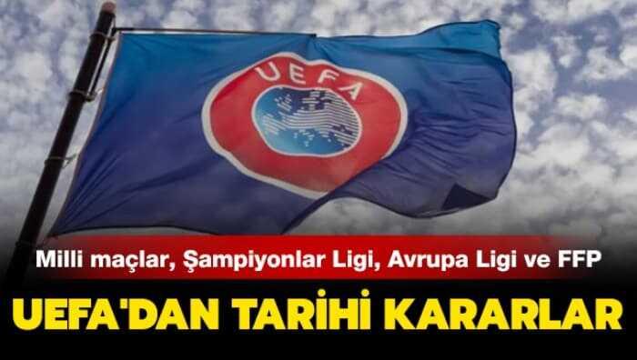 Son dakika! UEFA'dan koronavirüsle ilgili kritik kararlar