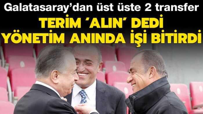 Terim 'alın' dedi, yönetim anında işi bitirdi