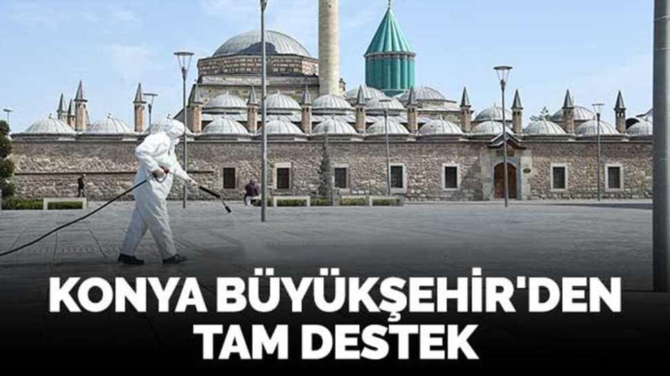 Konya Büyükşehir'den tam destek