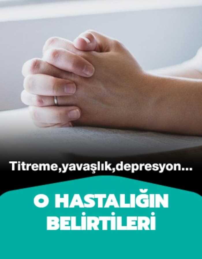 Ellerde titreme varsa dikkat!