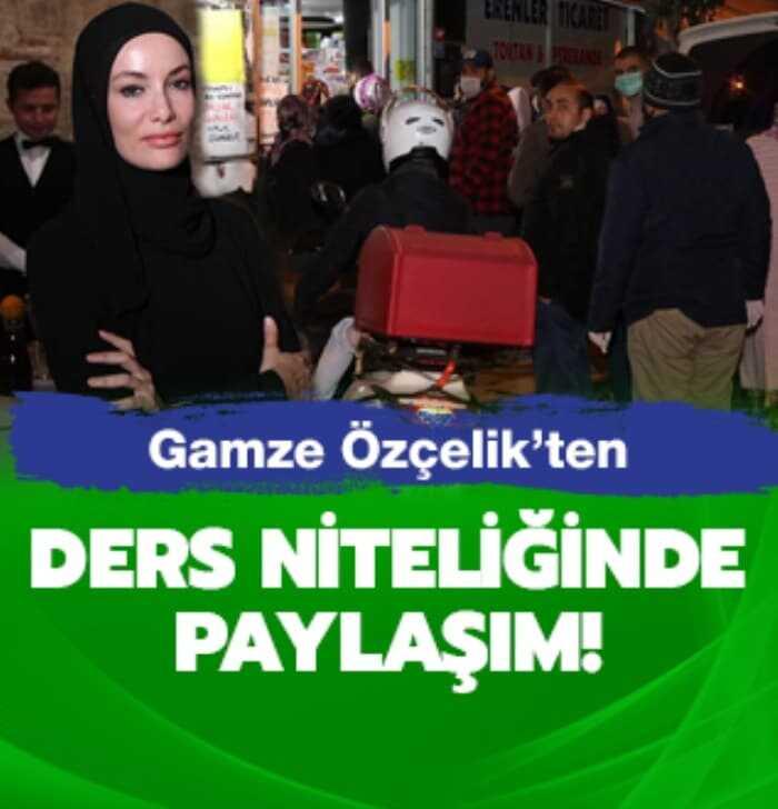 Gamze �z�elik'ten o g�r�nt�lere ders niteli�inde payla��m!