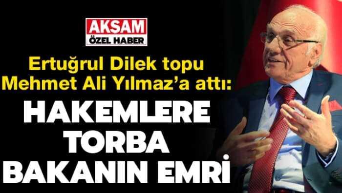 Hakemlere torba bakan�n emri