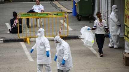 �srail'de koronavir�sten �lenlerin say�s� 100'� a�t�