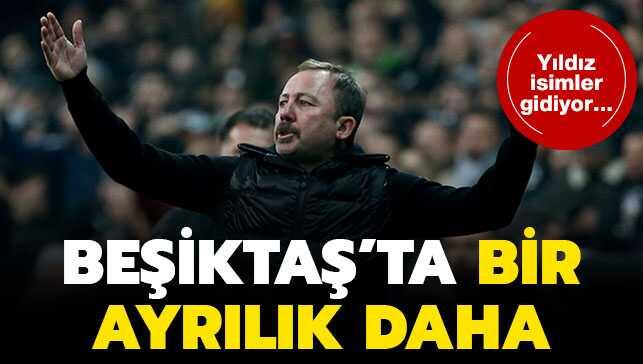 Be�ikta�'ta bir ayr�l�k daha