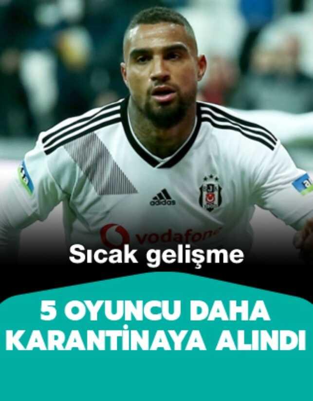 5 futbolcu daha karantinaya al�nd�