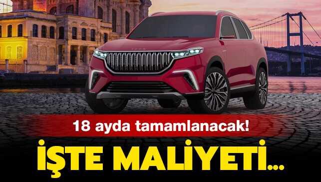 18 ayda tamamlanacak! ��te maliyeti...