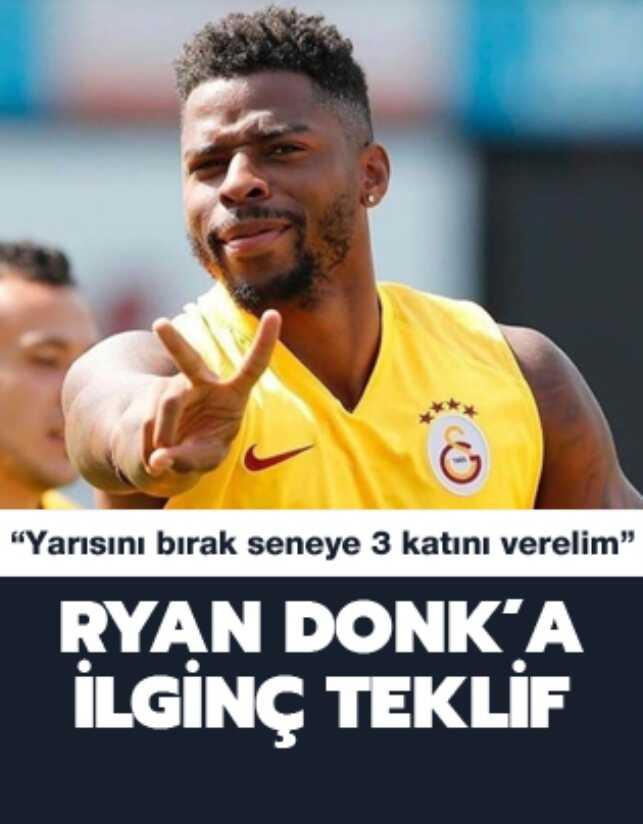 Donk'a ilgin� teklif! 'Yar�s�n� b�rak seneye 3 kat�n� verelim'