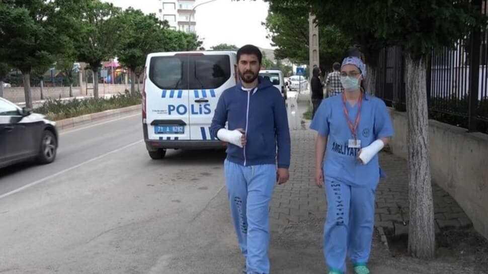 Kırıkkale'de iki doktor darp edildi