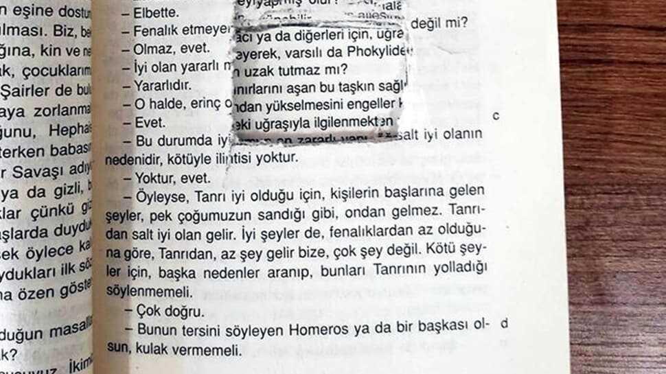Kargodan alacağı sırada yakalandı! Kitabın içine saklamışlar