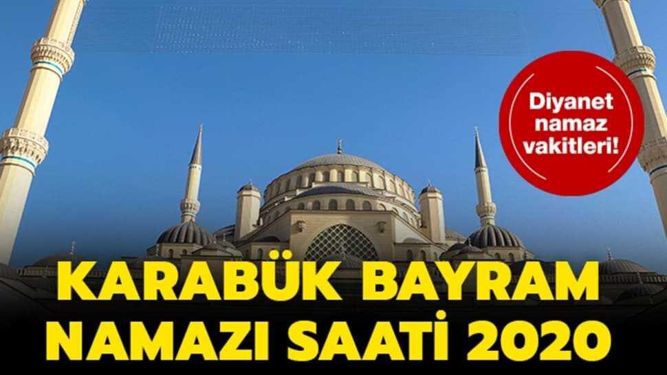 Karabük bayram namazı vakti