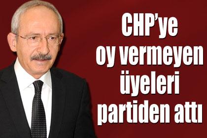 Oy vermeyene üyelik yok