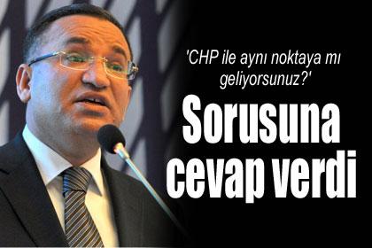 'CHP ile aynı noktaya mı geliyorsunuz' sorusuna cevap verdi