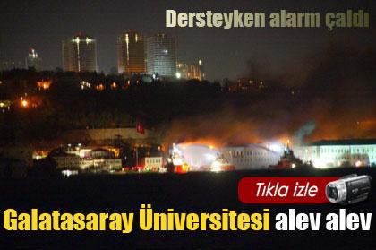 Galatasaray Üniversitesi'nde yangın